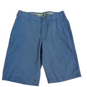 Ben Hogan Blue Checkered Men's Golf Preppy Shorts Sz 30 Classic Casual